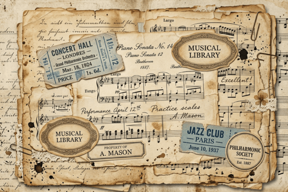 Download Vintage Explorer Map Junk Journal Page - Page Collection