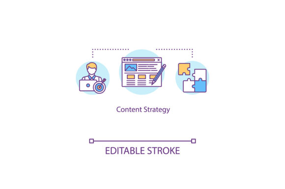 Download Content Strategy Concept Icon - Content strategy Collection
