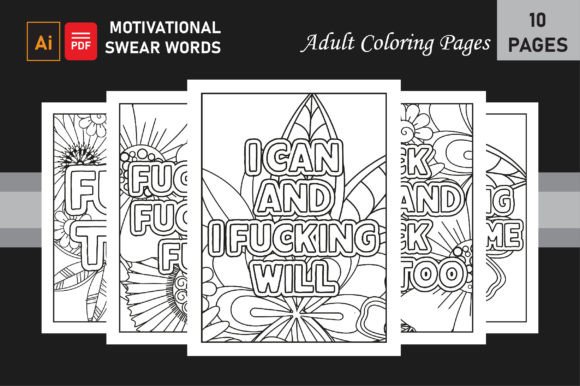 Download Swear Words Adult Coloring Pages - Page Collection