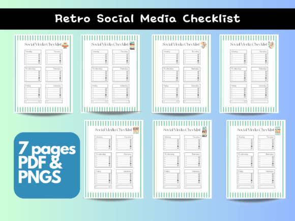 Download Social Media Checklist Pages with Quotes - Page Collection
