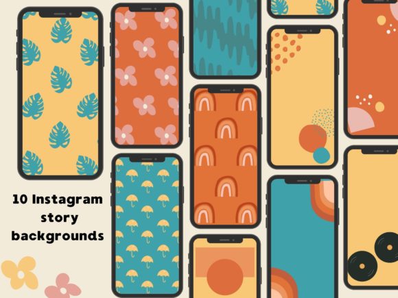 Download Boho Abstract Instagram Story Background - Abstract Collection