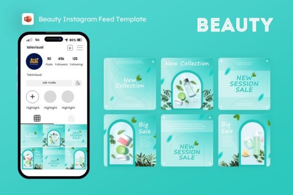 Download Instagram Feed Template - Beauty - Feed template Collection