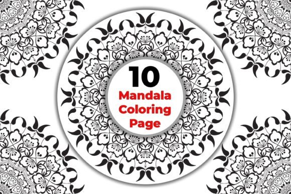 Download Decorative Monochrome Mandala Color Page - Page Collection