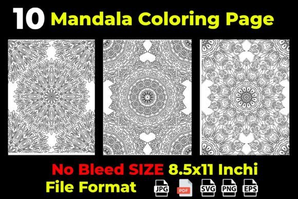 Download Adult Monochrome  Mandala Coloring Page - Page Collection