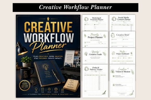 Download Creative Workflow Planner Kdp - Premium Resources
