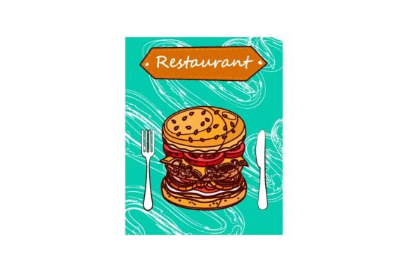 Download Bright Leaflet Designs for Fast Food Res - Leaflet Collection